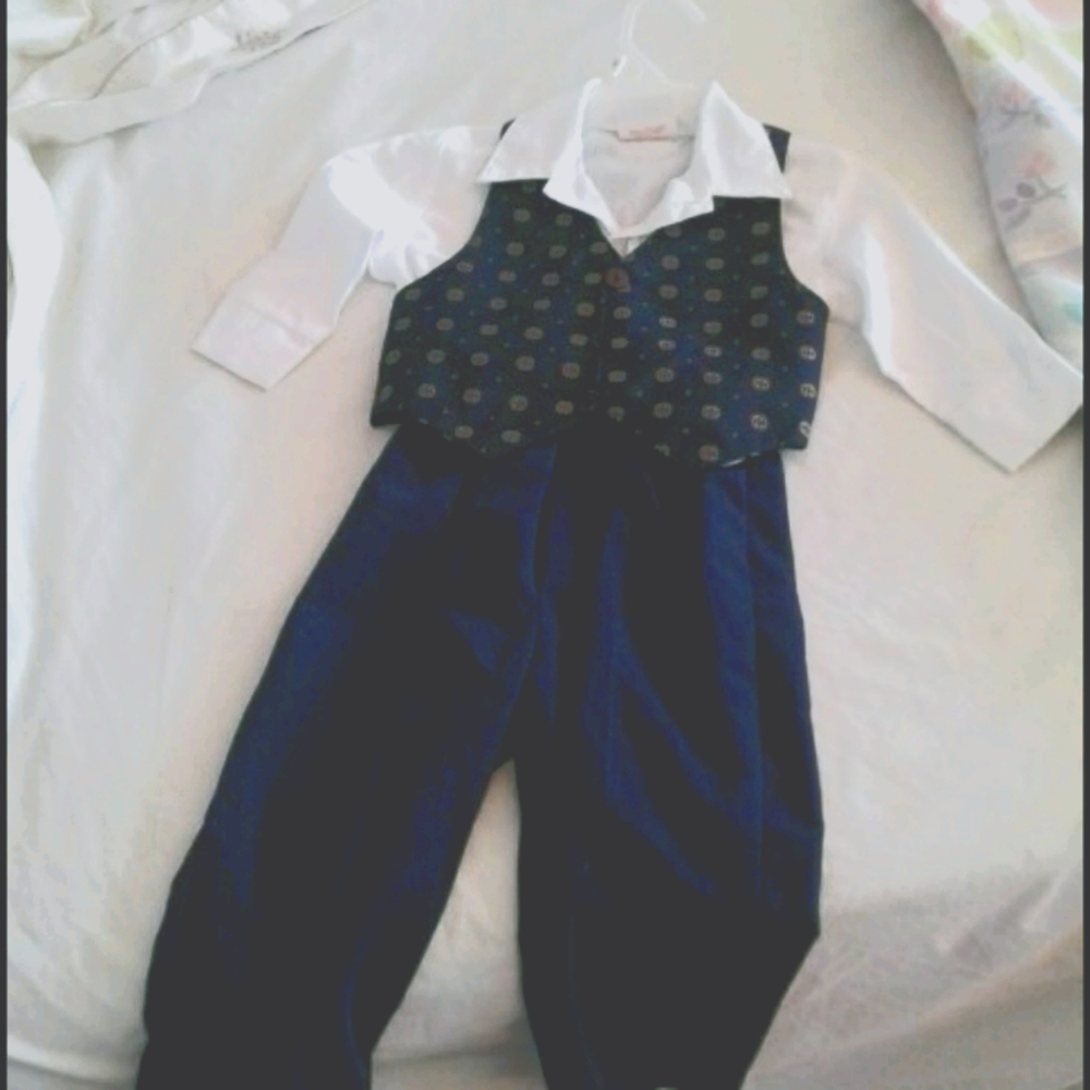 Infant tuxedo dress outfit